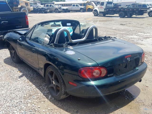 JM1NB353030300808 - 2003 MAZDA MX-5 MIATA GREEN photo 3