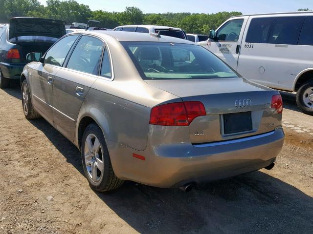 WAUAF68E25A507289 - 2005 AUDI A4 2.0T TAN photo 3