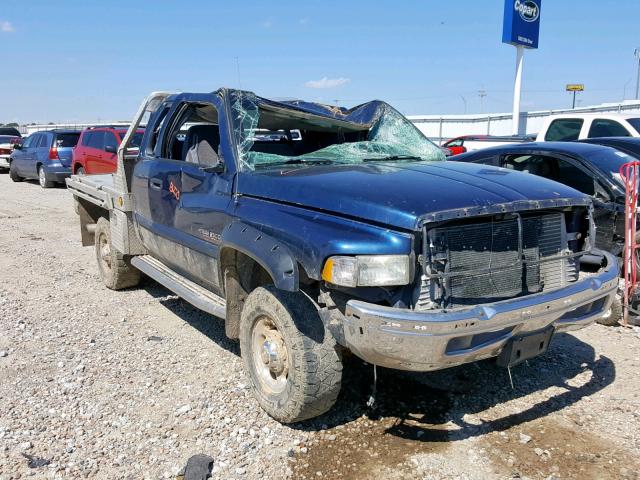 3B7KF23622M205547 - 2002 DODGE RAM 2500 BLUE photo 1