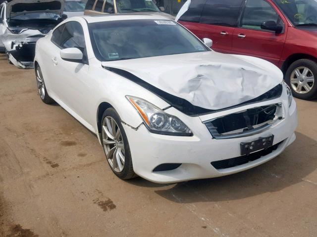 JNKCV64E59M602646 - 2009 INFINITI G37 BASE WHITE photo 1