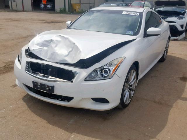 JNKCV64E59M602646 - 2009 INFINITI G37 BASE WHITE photo 2