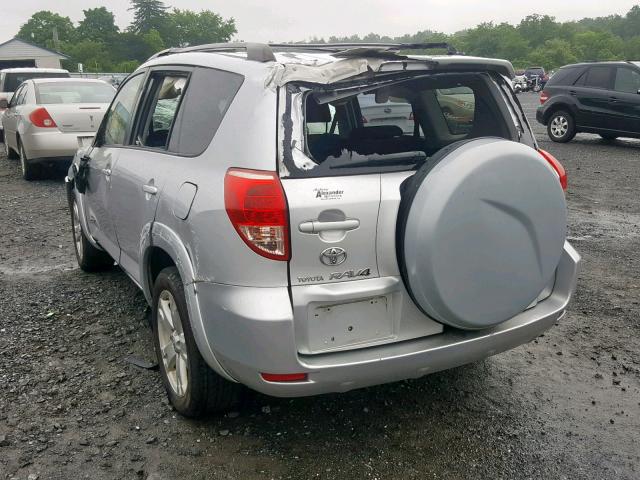 JTMBD32V166017175 - 2006 TOYOTA RAV4 SPORT SILVER photo 3