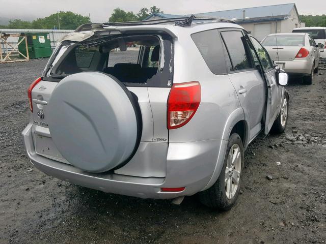 JTMBD32V166017175 - 2006 TOYOTA RAV4 SPORT SILVER photo 4