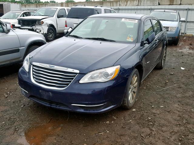 1C3BC1FB7BN531303 - 2011 CHRYSLER 200 TOURIN BLUE photo 2