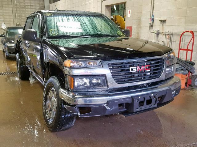 1GTDT43E688214091 - 2008 GMC CANYON SLE BLACK photo 1