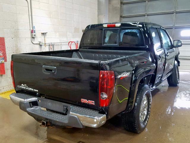 1GTDT43E688214091 - 2008 GMC CANYON SLE BLACK photo 4