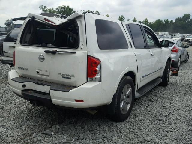 5N1BA0NF8AN617388 - 2010 NISSAN ARMADA PLA WHITE photo 4