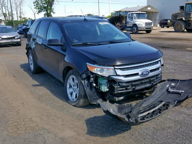 2FMDK4JC6DBA05084 - 2013 FORD EDGE SEL BLACK photo 1