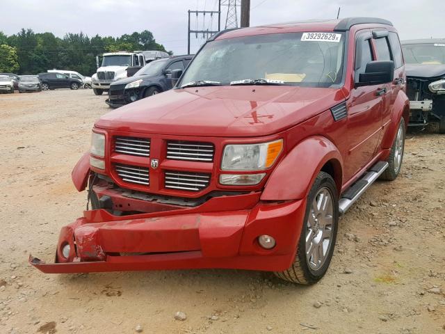 1D4PT4GX6BW606941 - 2011 DODGE NITRO HEAT RED photo 2