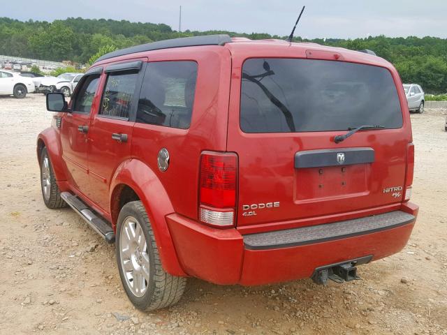 1D4PT4GX6BW606941 - 2011 DODGE NITRO HEAT RED photo 3