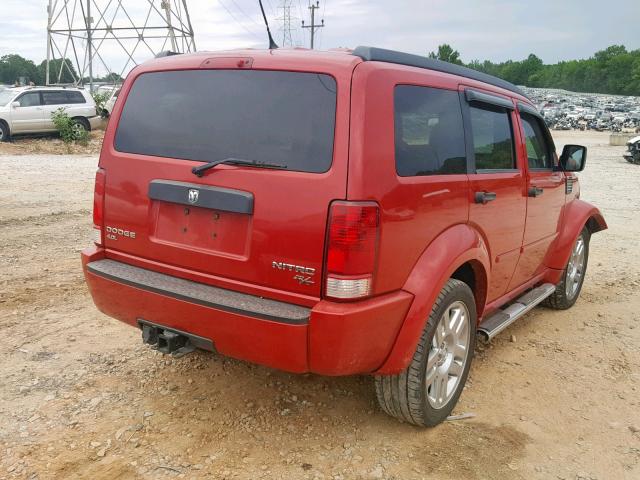 1D4PT4GX6BW606941 - 2011 DODGE NITRO HEAT RED photo 4