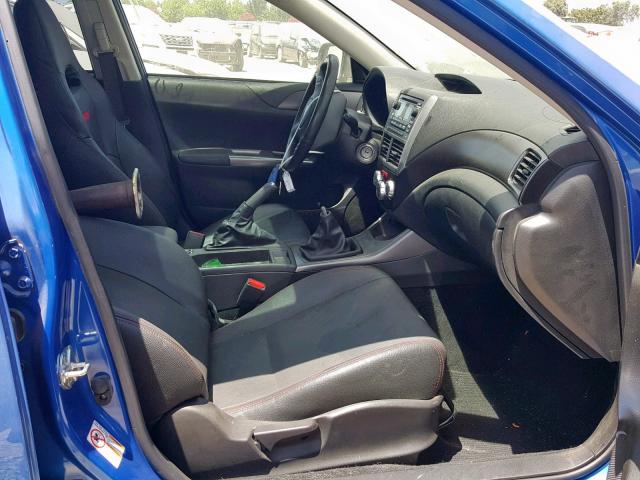 JF1GV7F60EG003375 - 2014 SUBARU IMPREZA WR BLUE photo 5