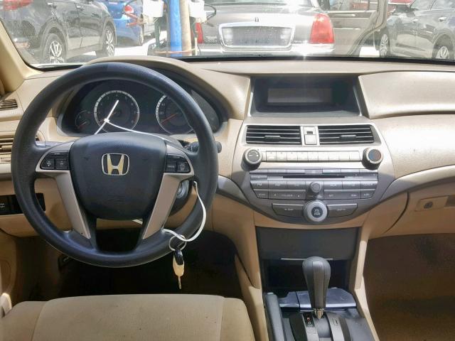 JHMCP26478C050854 - 2008 HONDA ACCORD LXP WHITE photo 9