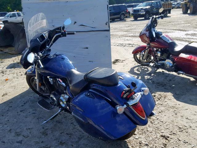 JYAVP32E1DA003495 - 2013 YAMAHA XVS1300 CT BLUE photo 3