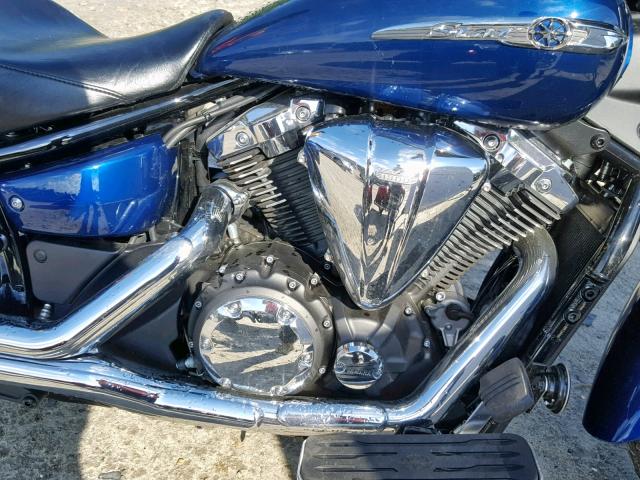 JYAVP32E1DA003495 - 2013 YAMAHA XVS1300 CT BLUE photo 7