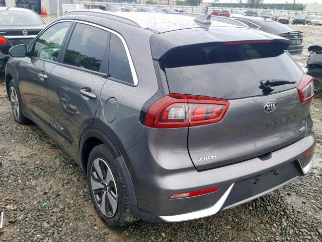 KNDCB3LC0J5120013 - 2018 KIA NIRO FE GRAY photo 3