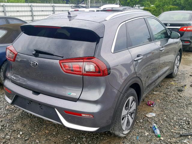 KNDCB3LC0J5120013 - 2018 KIA NIRO FE GRAY photo 4