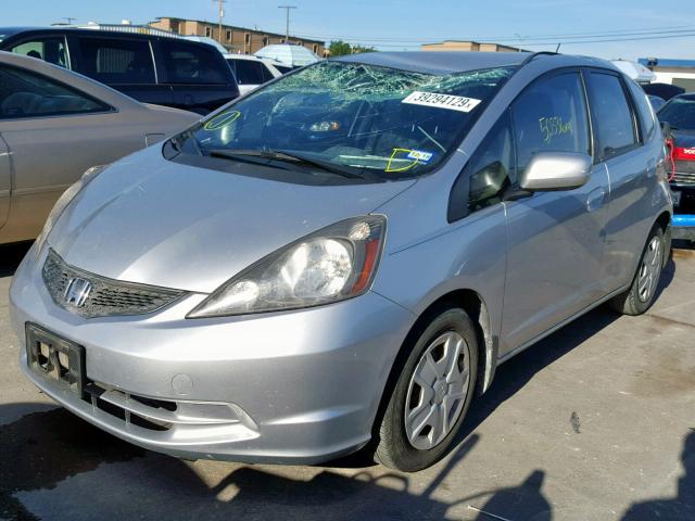 JHMGE8H30CS001170 - 2012 HONDA FIT SILVER photo 2