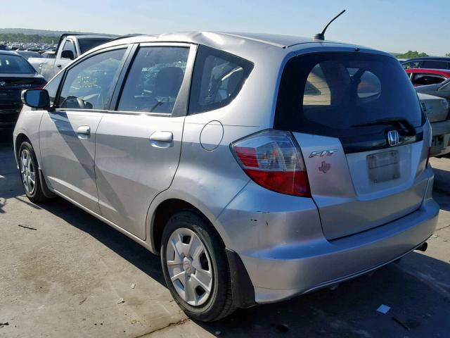 JHMGE8H30CS001170 - 2012 HONDA FIT SILVER photo 3