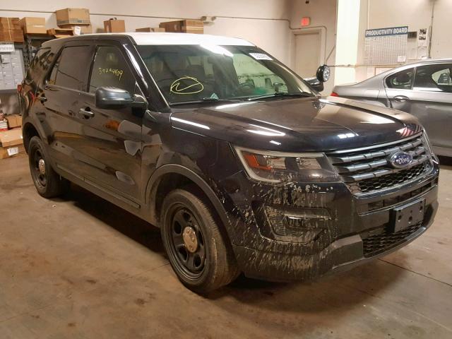 1FM5K8AR8HGA77063 - 2017 FORD EXPLORER P BLACK photo 1