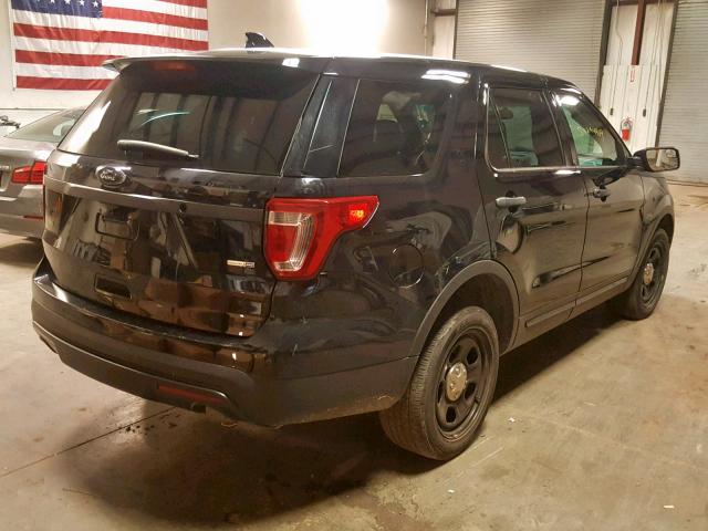 1FM5K8AR8HGA77063 - 2017 FORD EXPLORER P BLACK photo 4