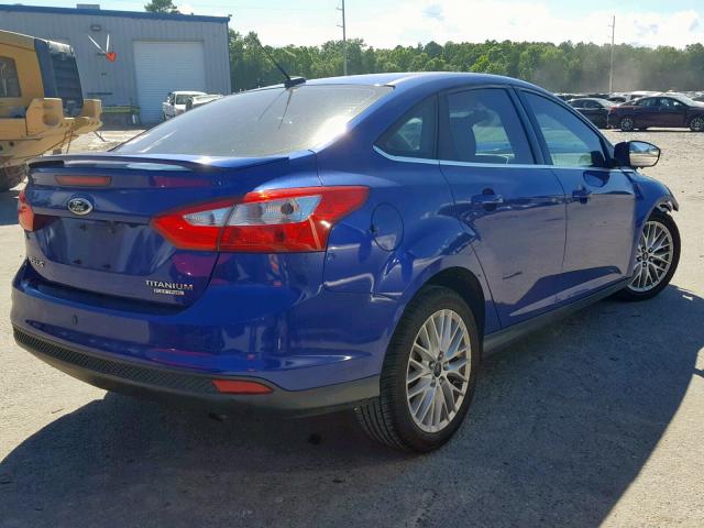 1FADP3J22DL250218 - 2013 FORD FOCUS TITA BLUE photo 4