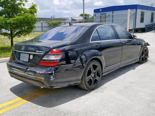 WDDNG71X48A212787 - 2008 MERCEDES-BENZ S 550 BLACK photo 4