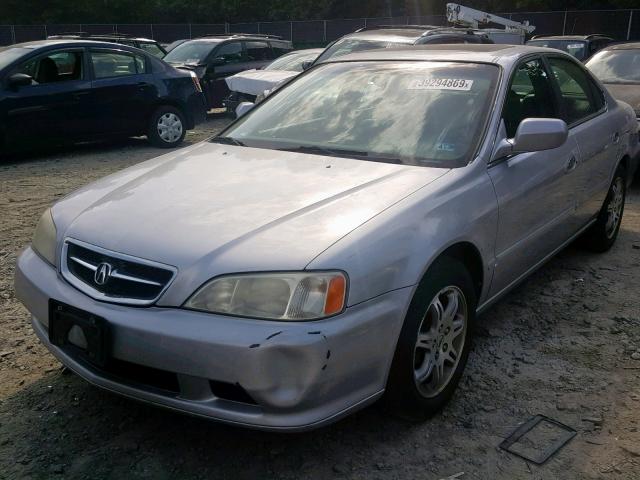 19UUA56641A010244 - 2001 ACURA 3.2TL SILVER photo 2