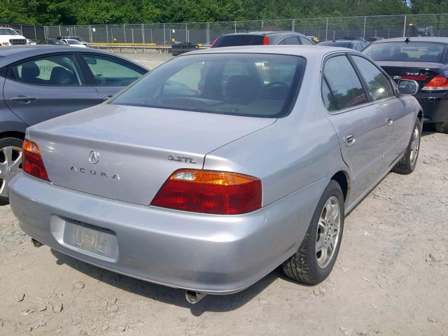 19UUA56641A010244 - 2001 ACURA 3.2TL SILVER photo 4