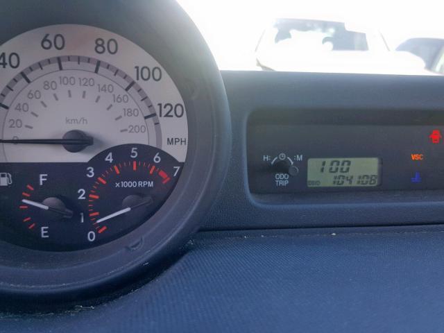 JTLKT334054008362 - 2005 TOYOTA SCION XB 棕色 照片 8