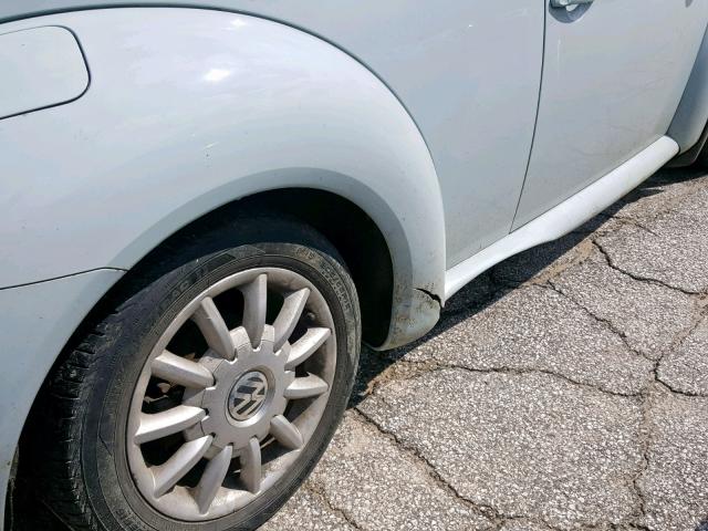 3VWCM31Y65M367154 - 2005 VOLKSWAGEN NEW BEETLE BLUE photo 9