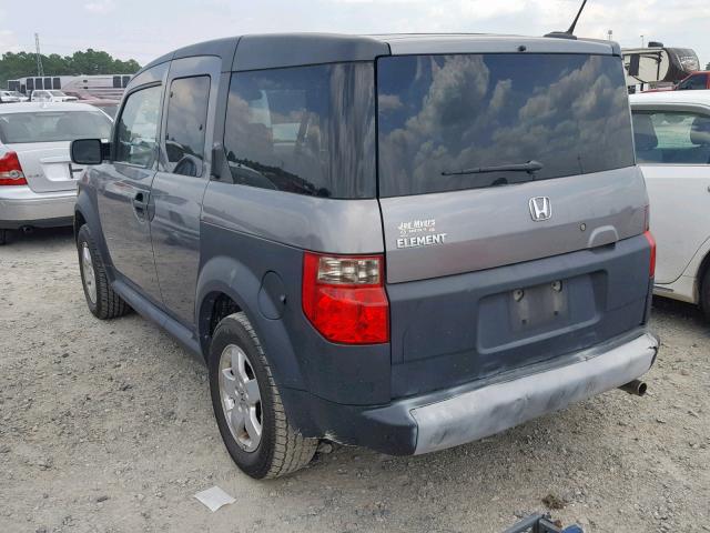 5J6YH28615L001013 - 2005 HONDA ELEMENT EX GRAY photo 3