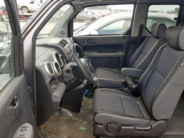 5J6YH28615L001013 - 2005 HONDA ELEMENT EX GRAY photo 5