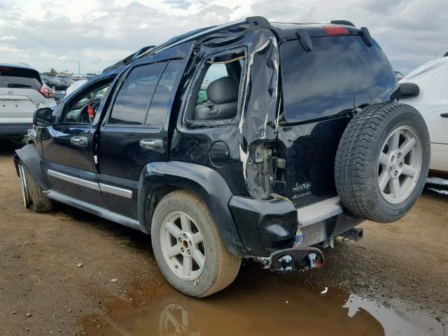 1J8GL58K15W719733 - 2005 JEEP LIBERTY LI BLACK photo 3