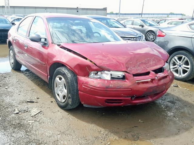 1B3EJ46X6VN576511 - 1997 DODGE STRATUS MAROON photo 1