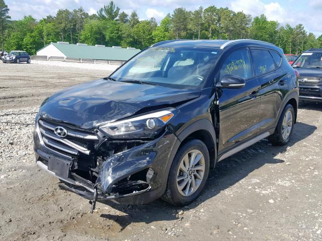 KM8J3CA22HU319476 - 2017 HYUNDAI TUCSON LIM BLACK photo 2