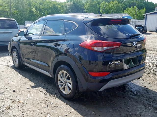 KM8J3CA22HU319476 - 2017 HYUNDAI TUCSON LIM BLACK photo 3