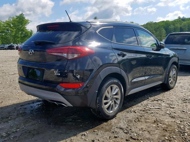 KM8J3CA22HU319476 - 2017 HYUNDAI TUCSON LIM BLACK photo 4