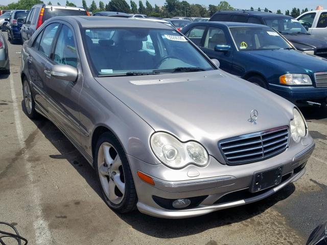 WDBRF40J05F585347 - 2005 MERCEDES-BENZ C 230K SPO SILVER photo 1