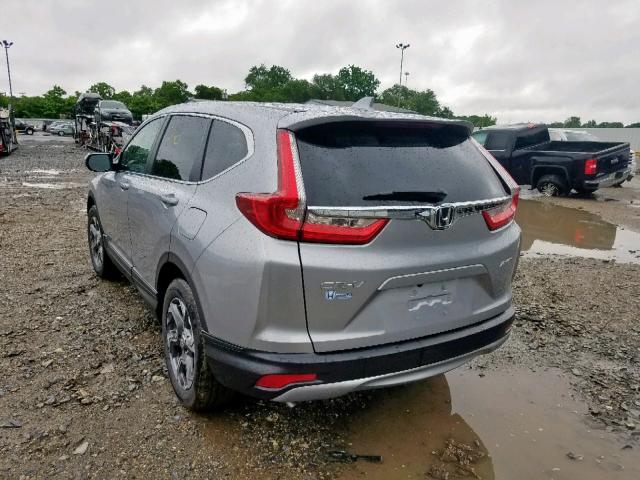 5J6RW2H85HL015495 - 2017 HONDA CR-V EXL SILVER photo 3