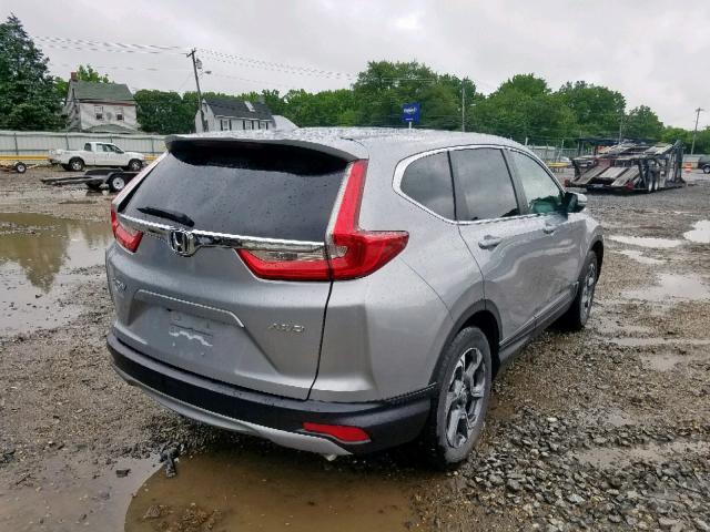 5J6RW2H85HL015495 - 2017 HONDA CR-V EXL SILVER photo 4