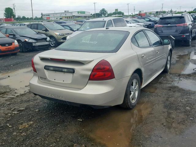 2G2WP552181181692 - 2008 PONTIAC GRAND PRIX GOLD photo 4
