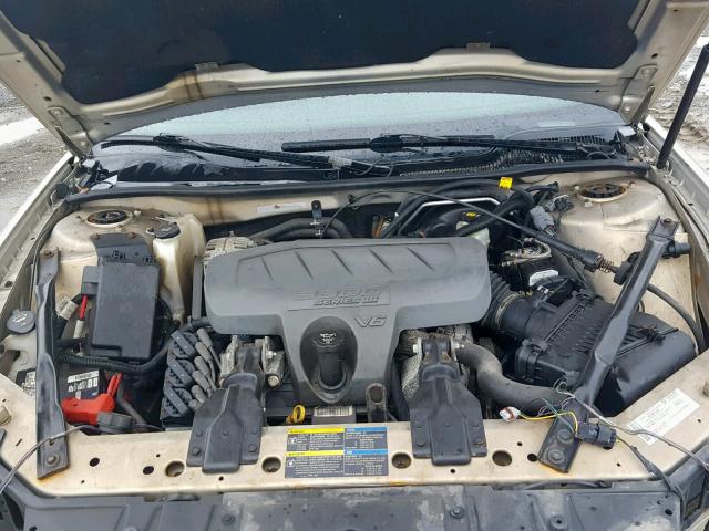2G2WP552181181692 - 2008 PONTIAC GRAND PRIX GOLD photo 7
