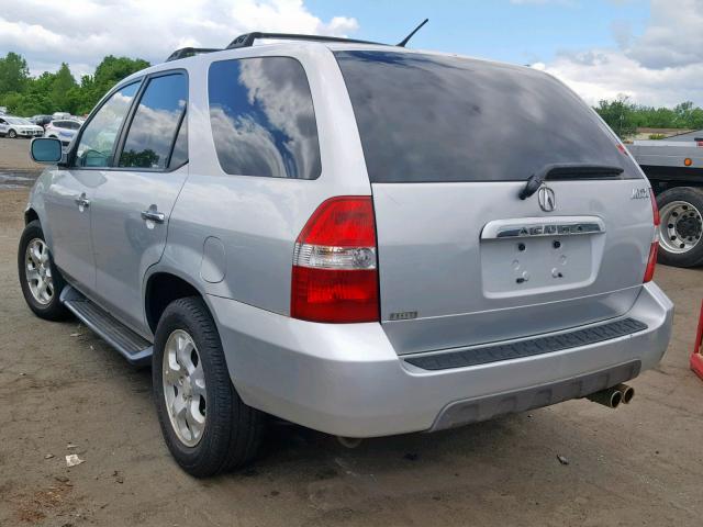 2HNYD18652H538126 - 2002 ACURA MDX TOURIN SILVER photo 3