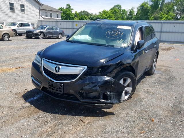 5FRYD4H2XEB021935 - 2014 ACURA MDX BLACK photo 2