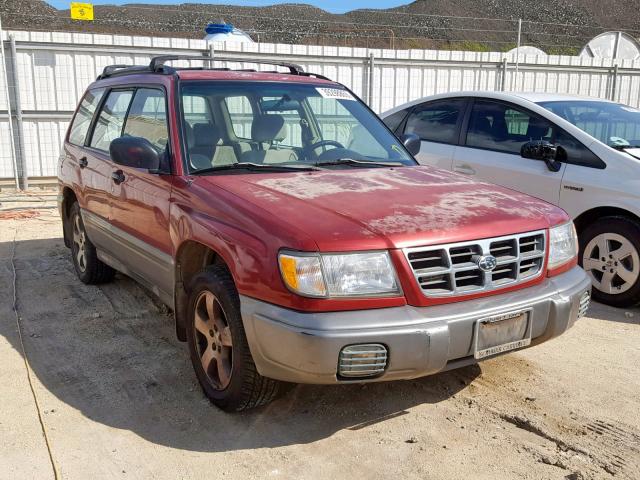 JF1SF6555WH753408 - 1998 SUBARU FORESTER S RED photo 1