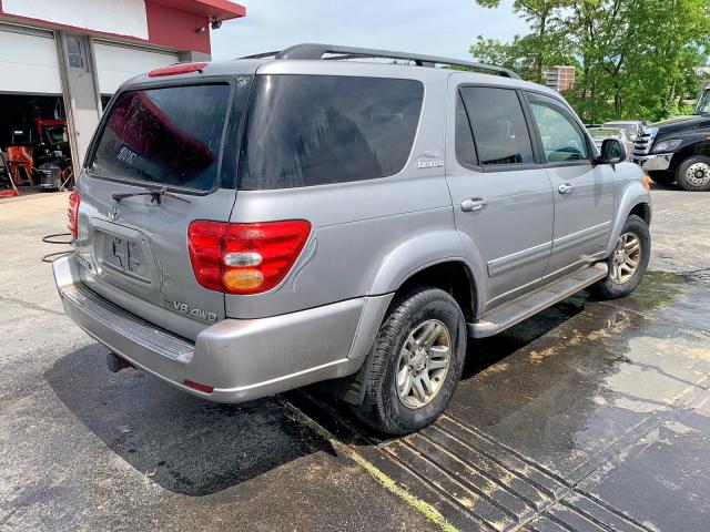 5TDBT48A53S188598 - 2003 TOYOTA SEQUOIA LI SILVER photo 4