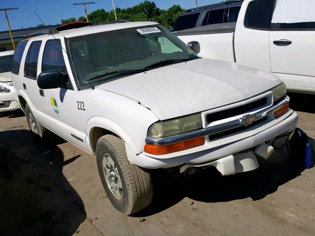 1GNDT13X53K147809 - 2003 CHEVROLET BLAZER WHITE photo 1