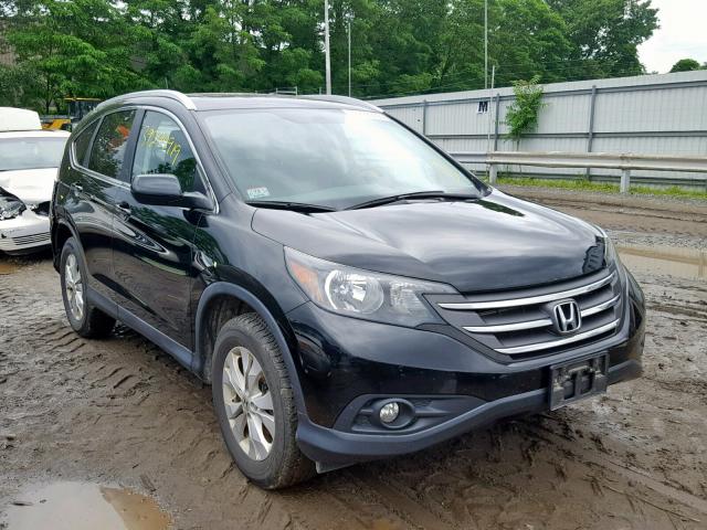 2HKRM4H70EH608423 - 2014 HONDA CR-V EXL BLACK photo 1