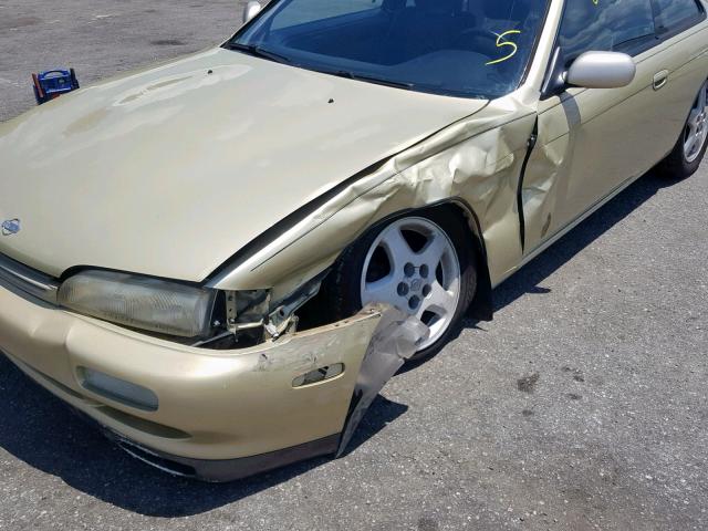 JN1AS44D2SW010115 - 1995 NISSAN 240SX BASE GOLD photo 9